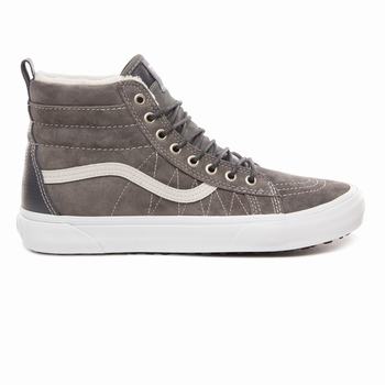 Vans Sk8-Hi Mte - Miesten Korkeavartiset tennarit - Pewter/Asphalt